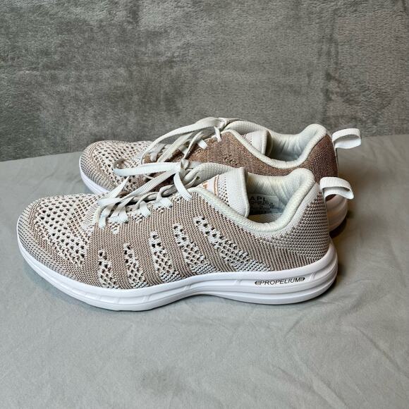 APL Sz 8.5  TechLoom Pro Ivory / Latte Athletic Women's - Picture 5 of 7